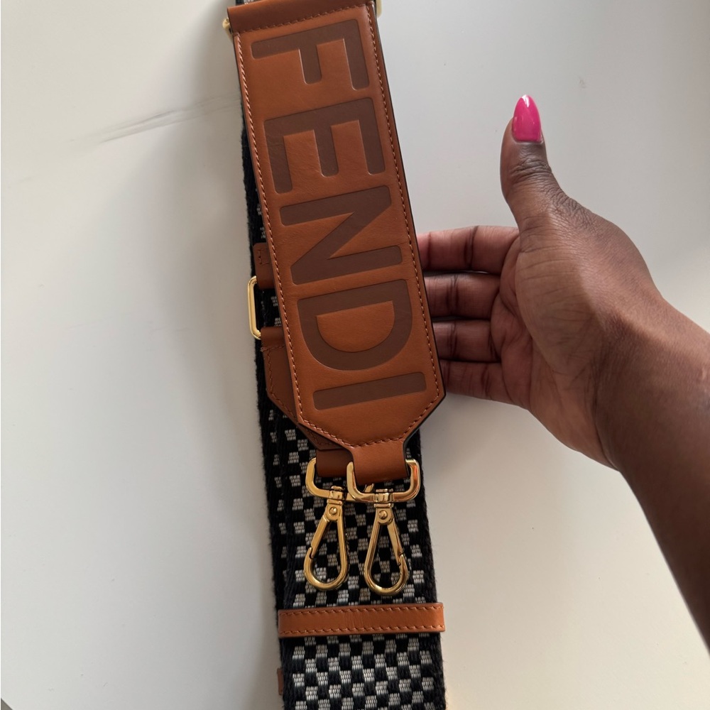 Fendi Brown and Black Strap
